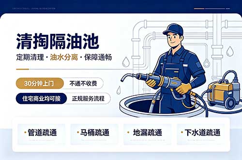 武隆清掏隔油池